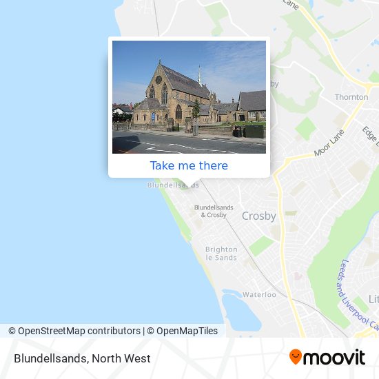 Blundellsands map