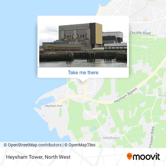 Heysham Tower map