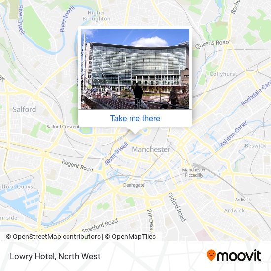 Lowry Hotel map