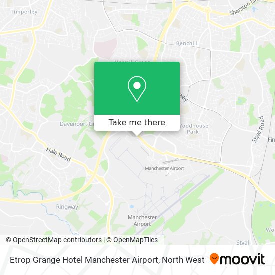 Etrop Grange Hotel Manchester Airport map