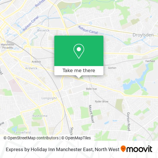 Express by Holiday Inn Manchester East map