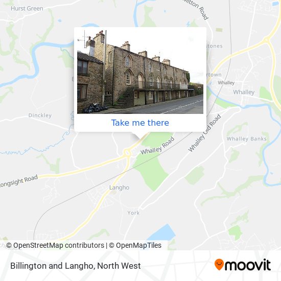 How to get to Billington and Langho by Bus or Train?