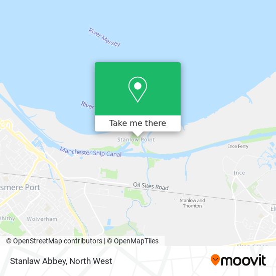 Stanlaw Abbey map