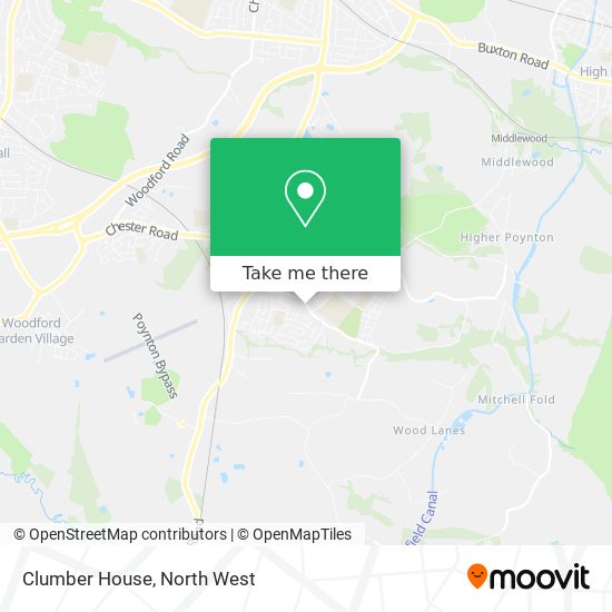 Clumber House map