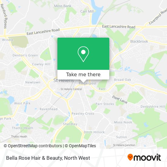 Bella Rose Hair & Beauty map