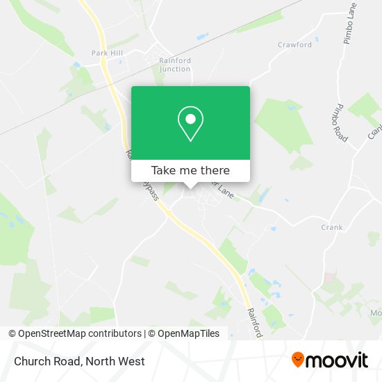 Church Road map
