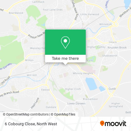 6 Cobourg Close map