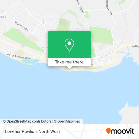 Lowther Pavilion map