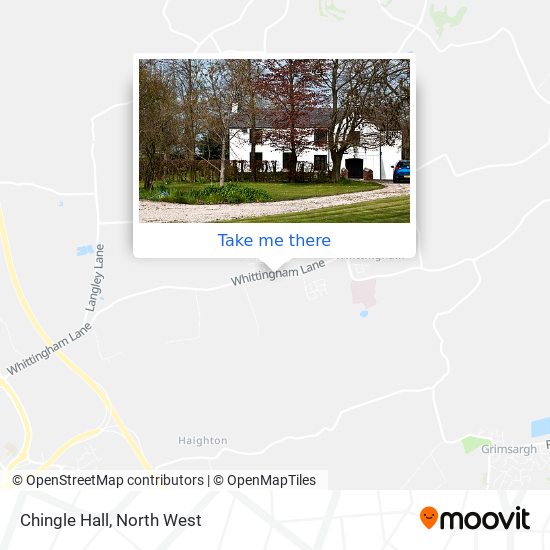 Chingle Hall map