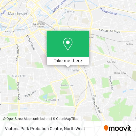 Victoria Park Probation Centre map