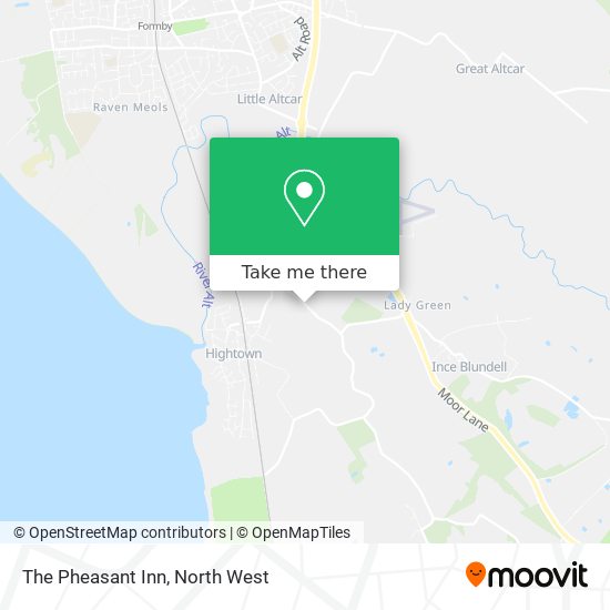 The Pheasant Inn map
