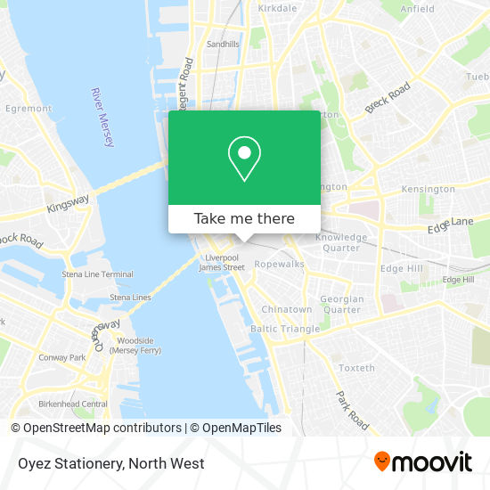 Oyez Stationery map