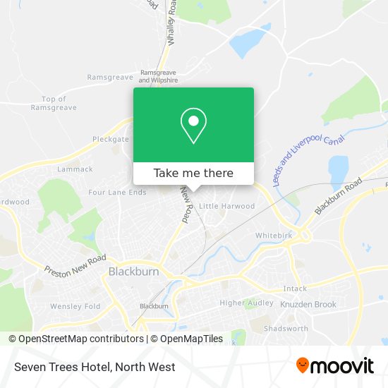 Seven Trees Hotel map