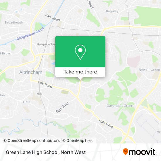 Green Lane High School map