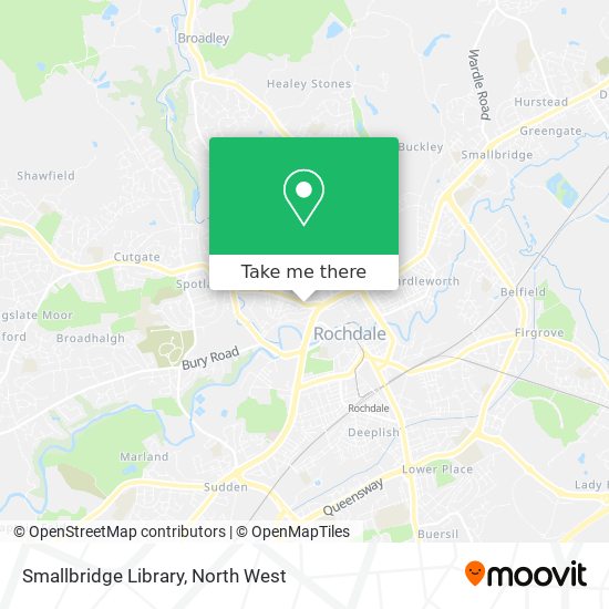 Smallbridge Library map