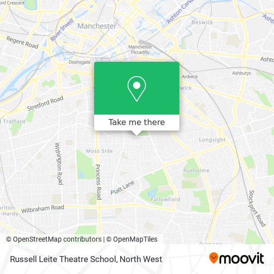 Russell Leite Theatre School map
