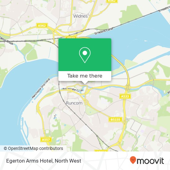 Egerton Arms Hotel map