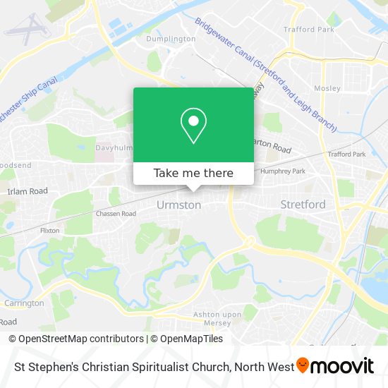 St Stephen's Christian Spiritualist Church map