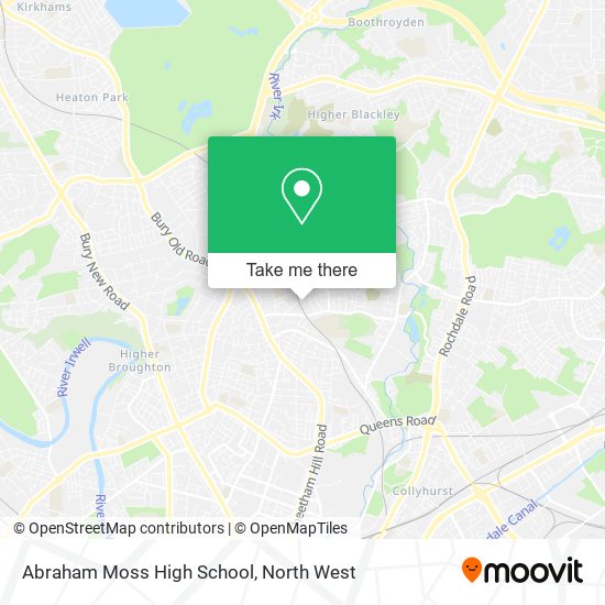 Abraham Moss High School map