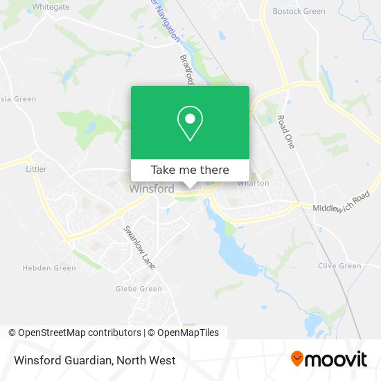 Winsford Guardian map
