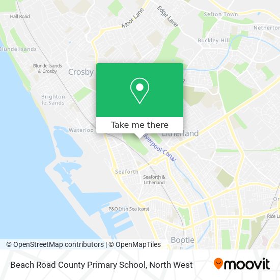 Beach Road County Primary School map