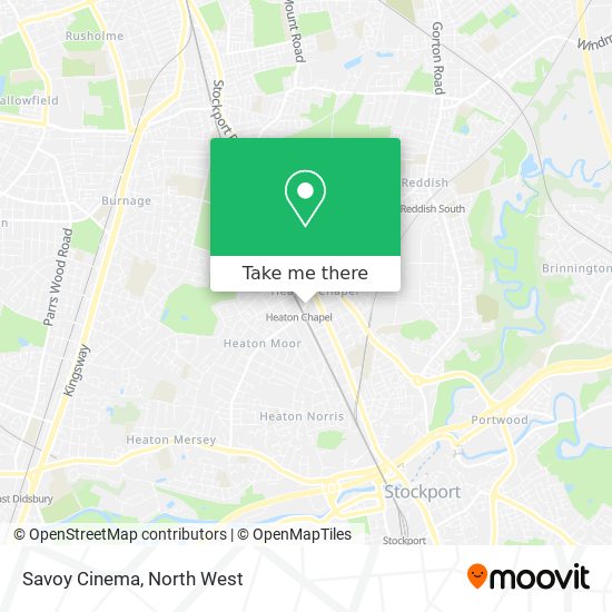 Savoy Cinema map
