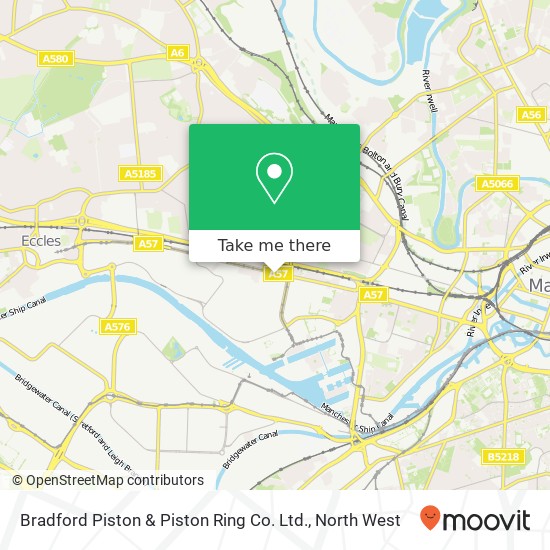 Bradford Piston & Piston Ring Co. Ltd. map