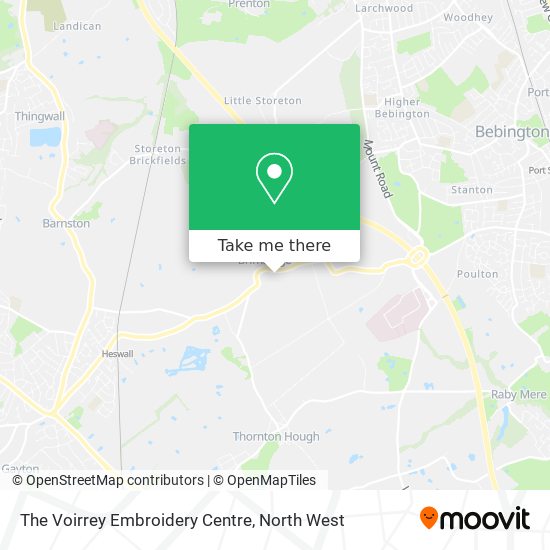 The Voirrey Embroidery Centre map