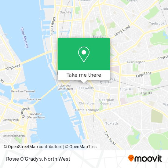 Rosie O'Grady's map