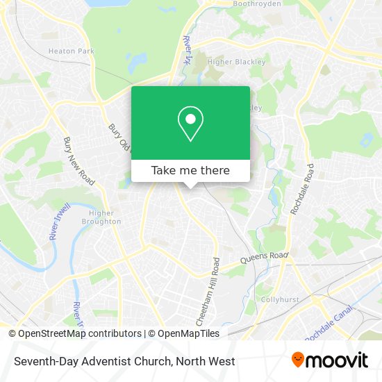 Seventh-Day Adventist Church map