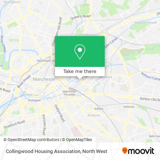 Collingwood Housing Association map