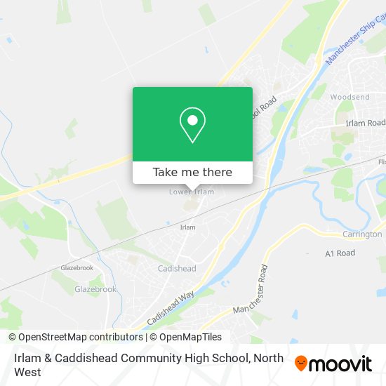 Irlam & Caddishead Community High School map