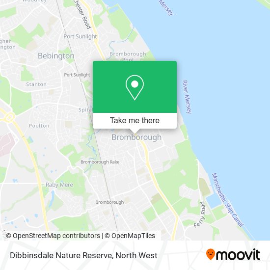 Dibbinsdale Nature Reserve map