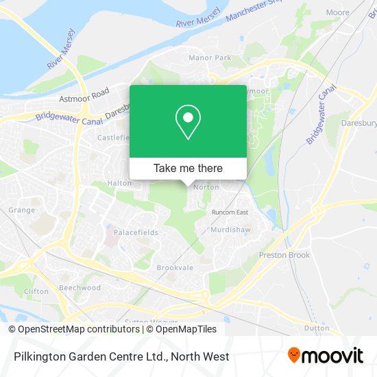 Pilkington Garden Centre Ltd. map