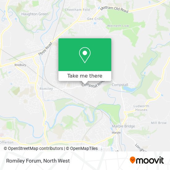 Romiley Forum map