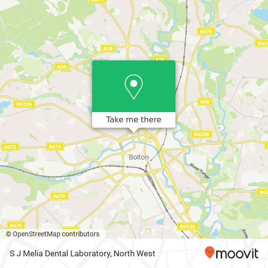 S J Melia Dental Laboratory map