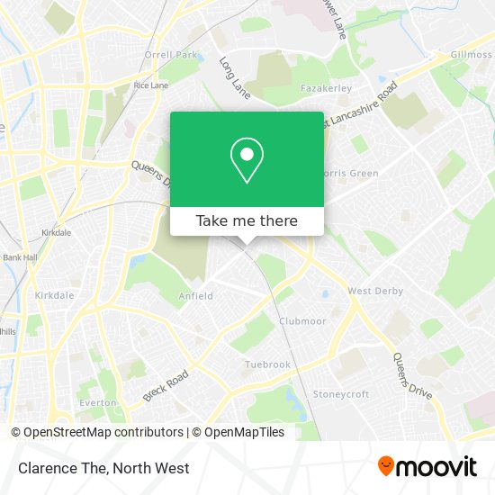 Clarence The map