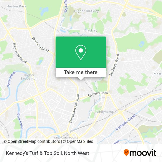 Kennedy's Turf & Top Soil map