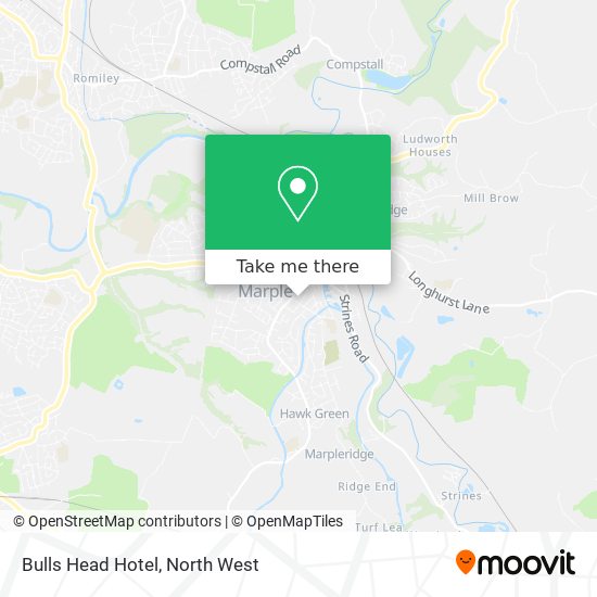 Bulls Head Hotel map