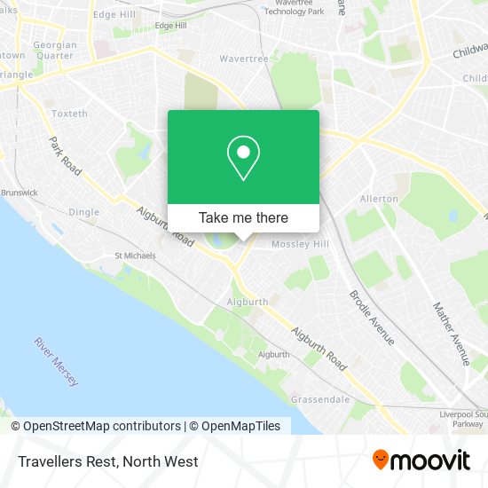 Travellers Rest map