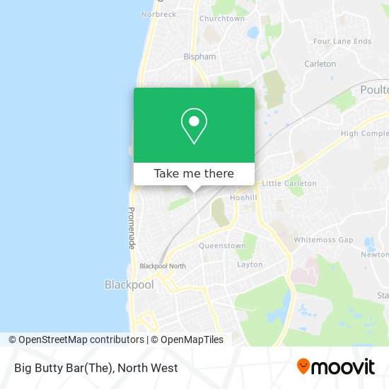 Big Butty Bar(The) map