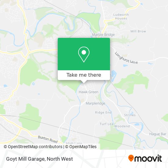 Goyt Mill Garage map