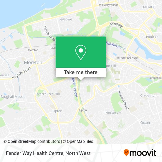 Fender Way Health Centre map