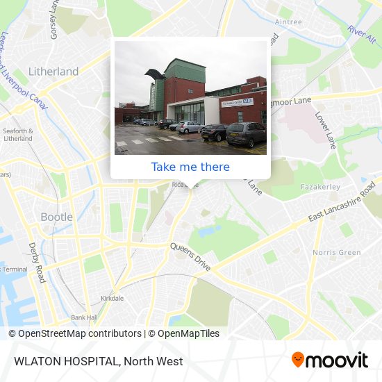 WLATON HOSPITAL map