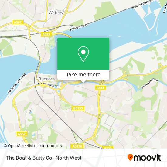 The Boat & Butty Co. map