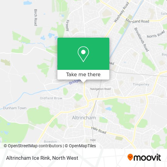 Altrincham Ice Rink map