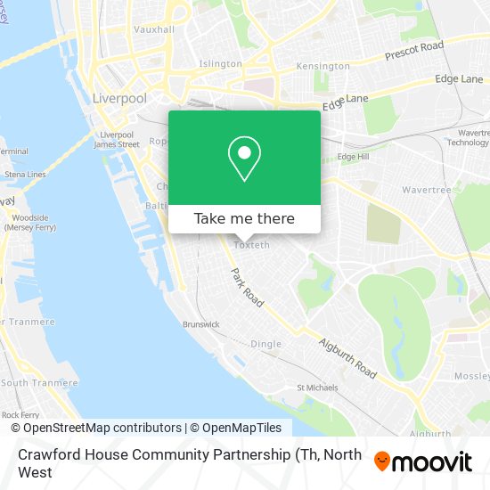 Crawford House Community Partnership map