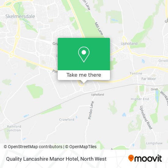 Quality Lancashire Manor Hotel map