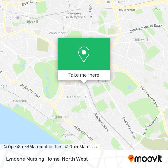 Lyndene Nursing Home map