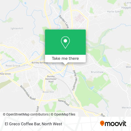 El Greco Coffee Bar map